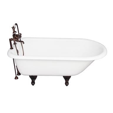 Barclay TKCTR7H67-ORB2 Cadmus 68â€³ Cast Iron Roll Top Tub Kit - Oil Rubbed Bronze Accessories