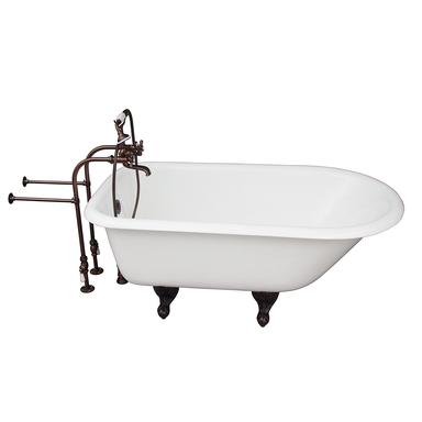 Barclay TKCTRN54-ORB2 Antonio 55â€³ Cast Iron Roll Top Tub Kit - Oil Rubbed Bronze Accessories