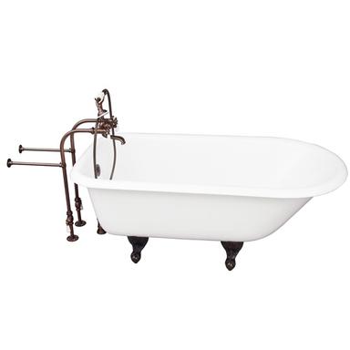 Barclay TKCTRN60-ORB1 Bartlett 60â€³ Cast Iron Roll Top Tub Kit - Oil Rubbed Bronze Accessories