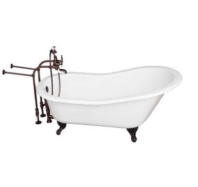 Barclay TKCTSN60-ORB1 Griffin 61â€³ Cast Iron Slipper Tub Kit - Oil Rubbed Bronze Accessories