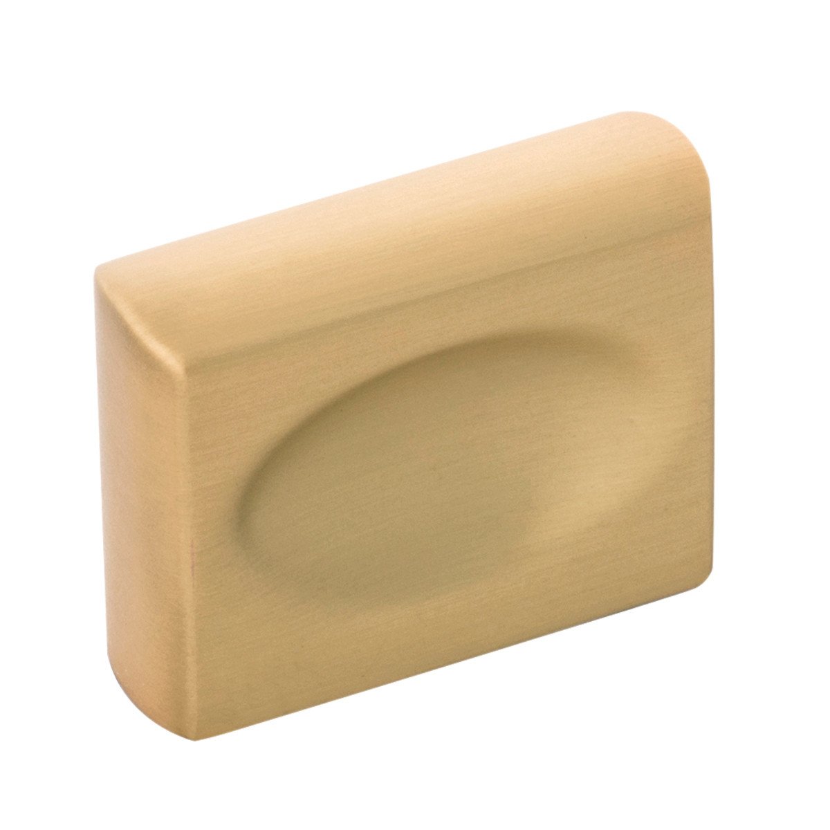 Belwith Keeler B075644-BGB 1-3/8" Ingot Knob - Brushed Golden Brass