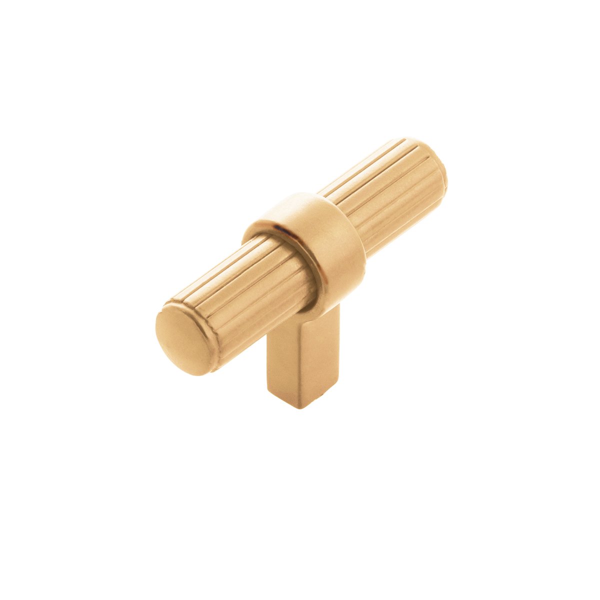 Belwith Keeler B076886-BGB 2-3/8 Sinclaire T-Knob - Brushed Golden Brass