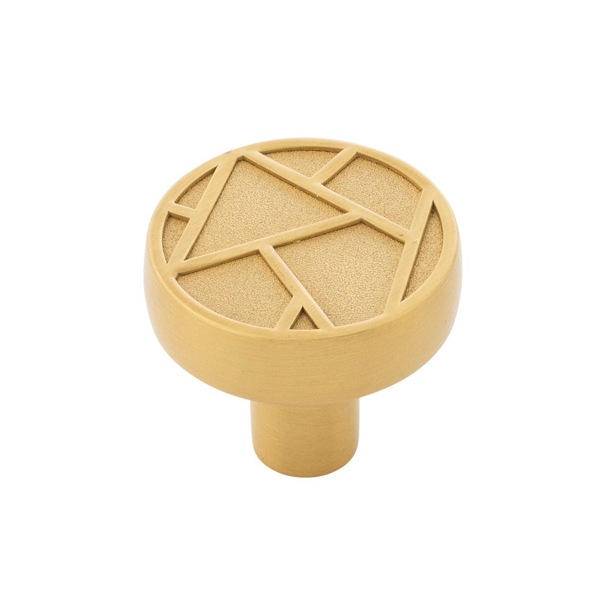 Belwith Keeler B077140-BGB 1-3/8" Diameter Knob - Brushed Golden Brass