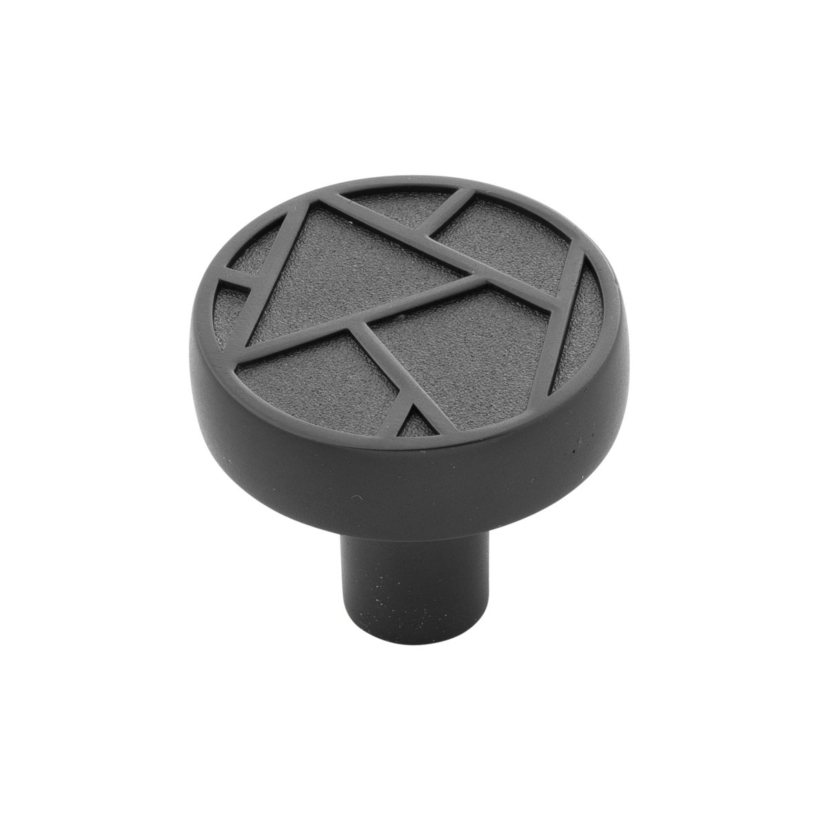 Belwith Keeler B077140-BM 1-3/8" Diameter Knob - Black Mist