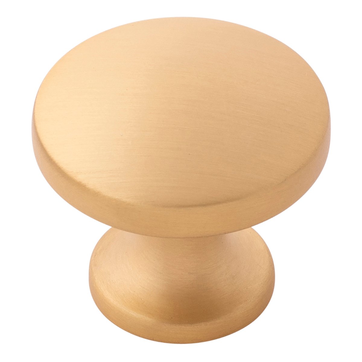 Belwith Keeler B077142-BGB 1-3/8" Flare Knob - Brushed Golden Brass