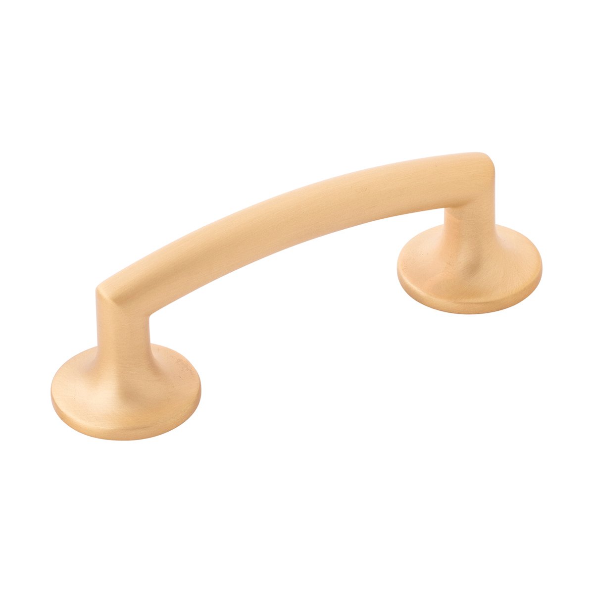 Belwith Keeler B077144-BGB 3 inch Flare Pull - Brushed Golden Brass