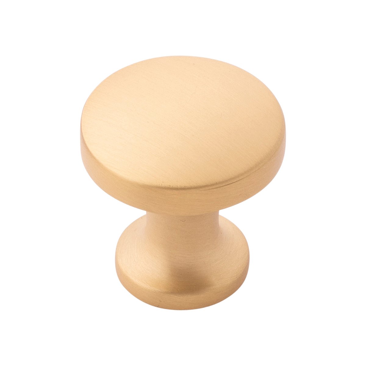 Belwith Keeler B077430-BGB 1-1/8" Flare Knob - Brushed Golden Brass