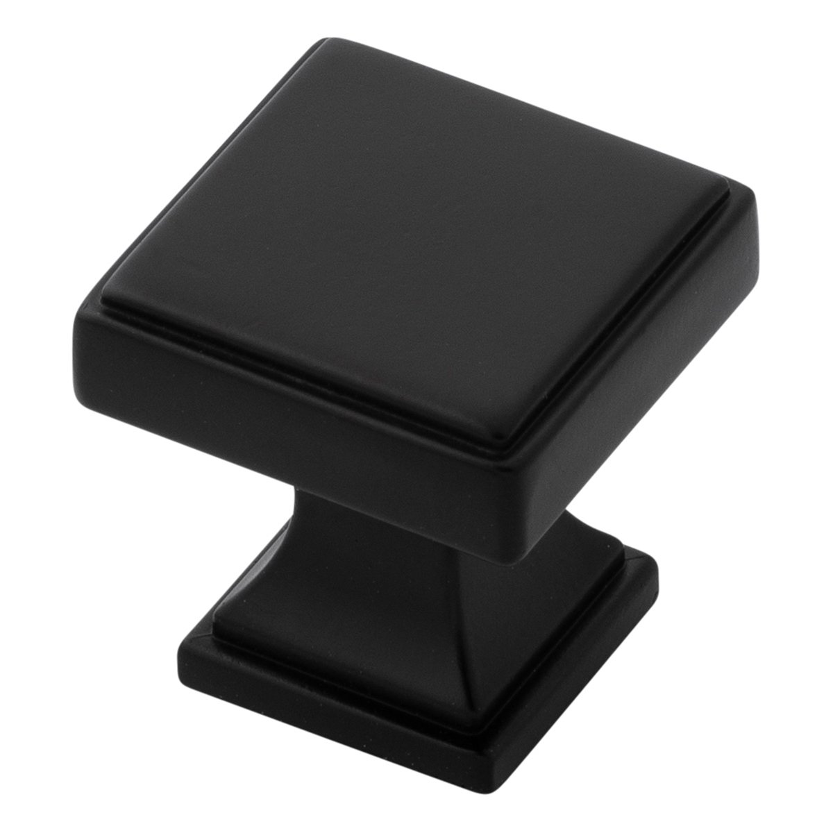 Belwith Keeler B077458-MB 1-1/8 Brownstone Knob - Matte Black