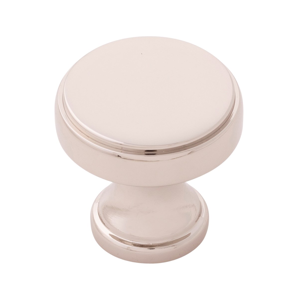 Belwith Keeler B077459-14 1-1/4 Brownstone Knob - Polished Nickel