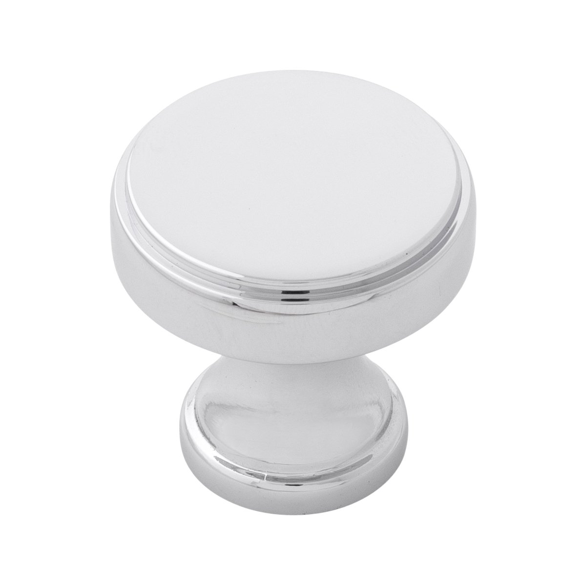 Belwith Keeler B077459-CH 1-1/4 Brownstone Knob - Chrome