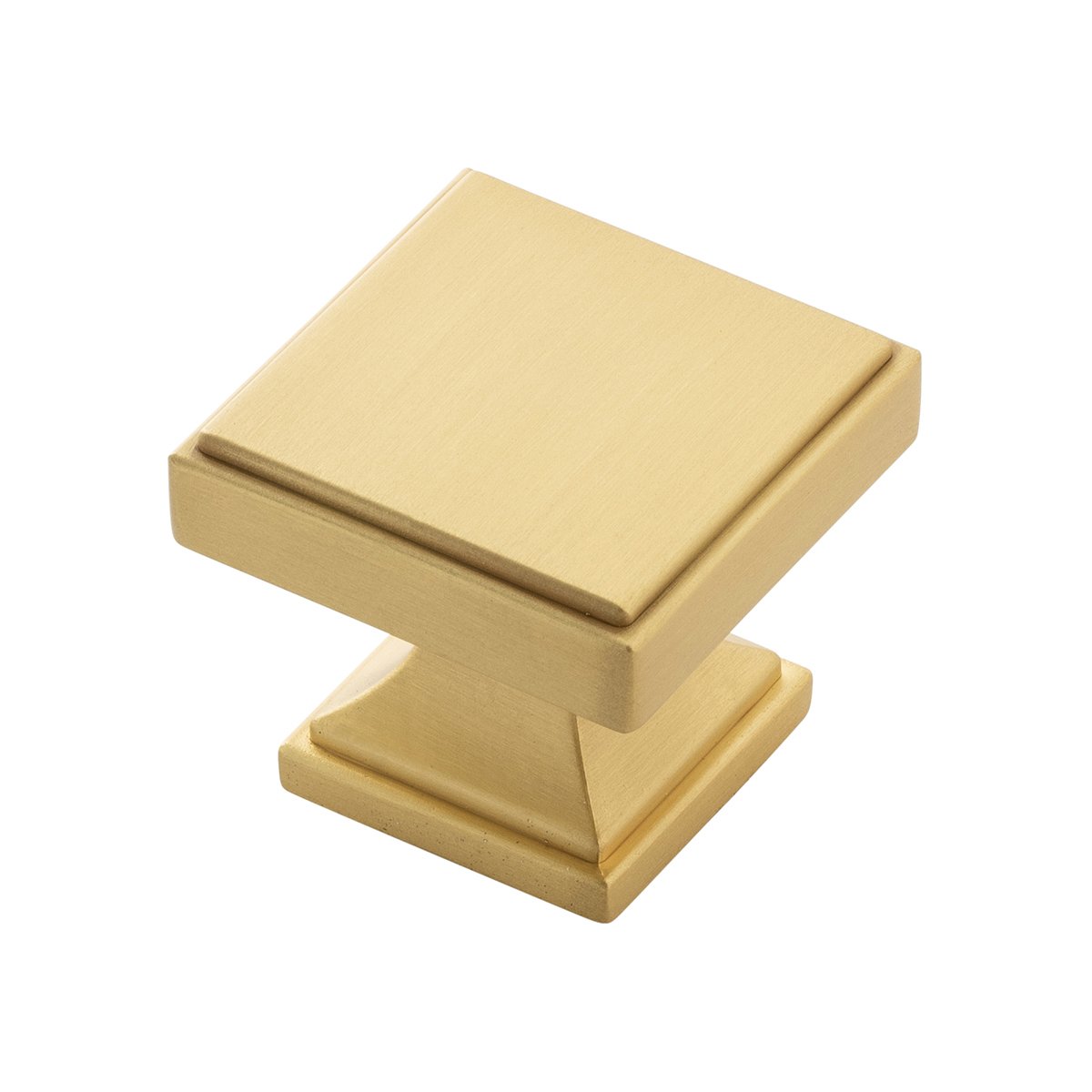 Belwith Keeler B077460-BGB 1-3/8 Brownstone Knob - Brushed Golden Brass