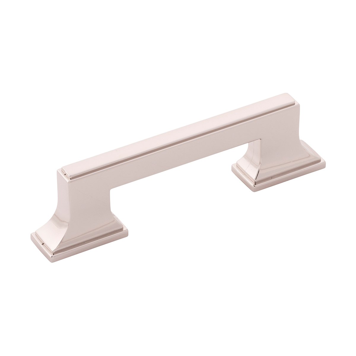 Belwith Keeler B077461-14 96 mm Brownstone Pull - Polished Nickel