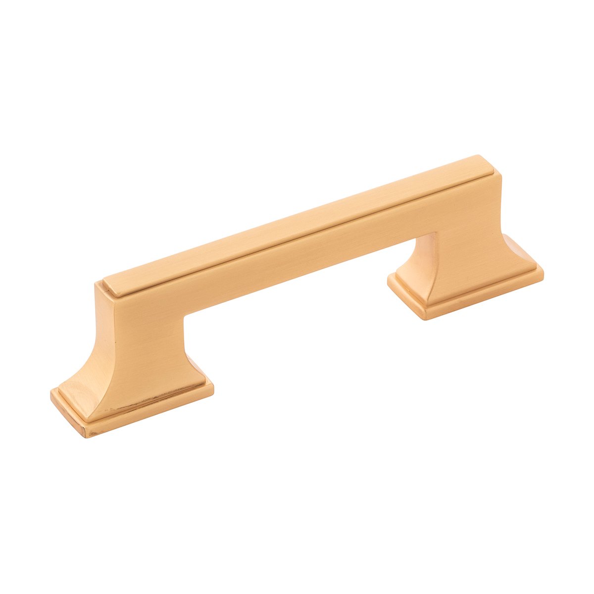 Belwith Keeler B077461-BGB 96 mm Brownstone Pull - Brushed Golden Brass