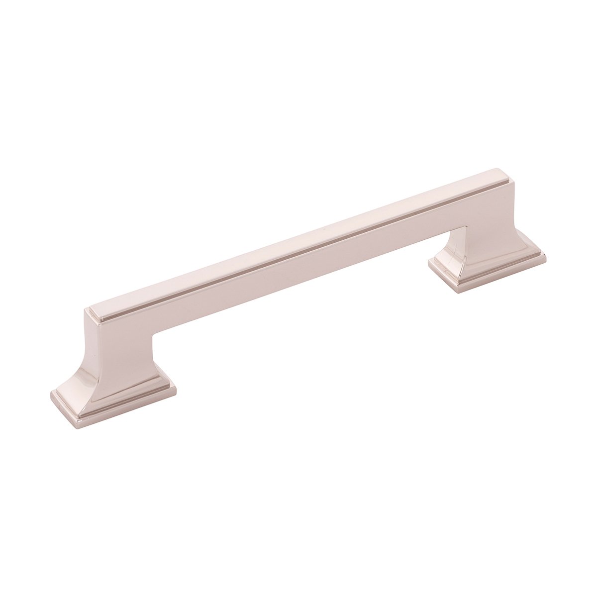 Belwith Keeler B077462-14 128 mm Brownstone Pull - Polished Nickel