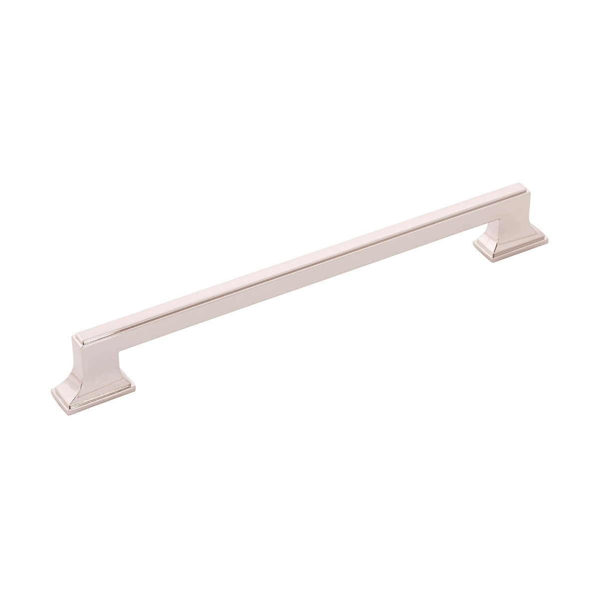 Belwith Keeler B077464-14 224 mm Brownstone Pull - Polished Nickel