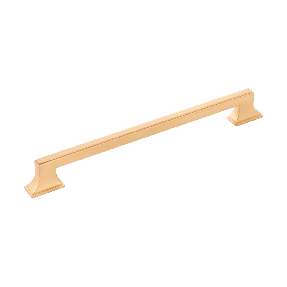 Belwith Keeler B077464-BGB 224 mm Brownstone Pull - Brushed Golden Brass