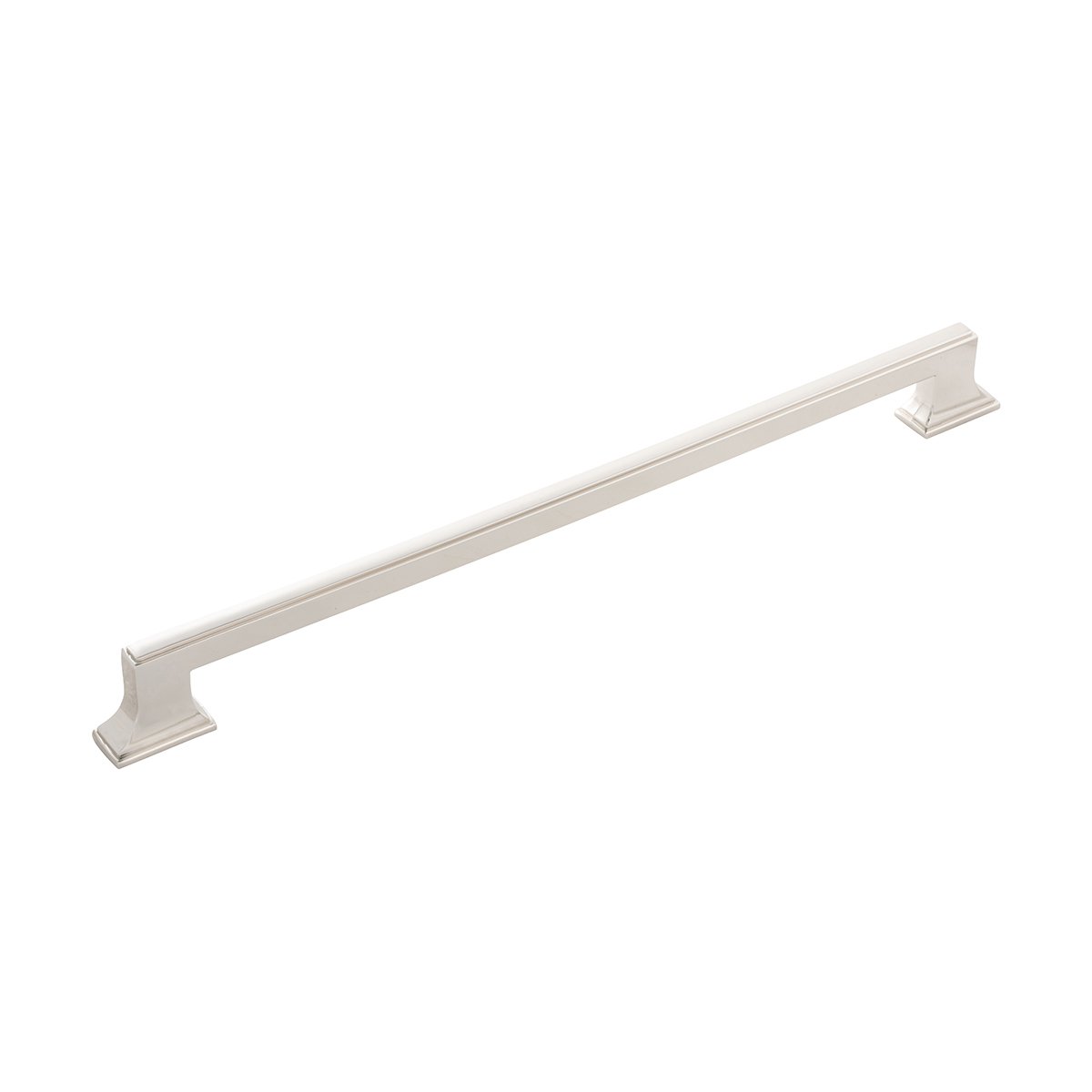 Belwith Keeler B077465-14 12 In. Brownstone Pull - Polished Nickel