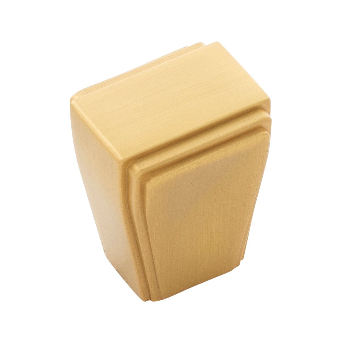 Belwith Keeler B077493-BGB 1" x 7/8" Belleclaire Knob - Brushed Golden Brass