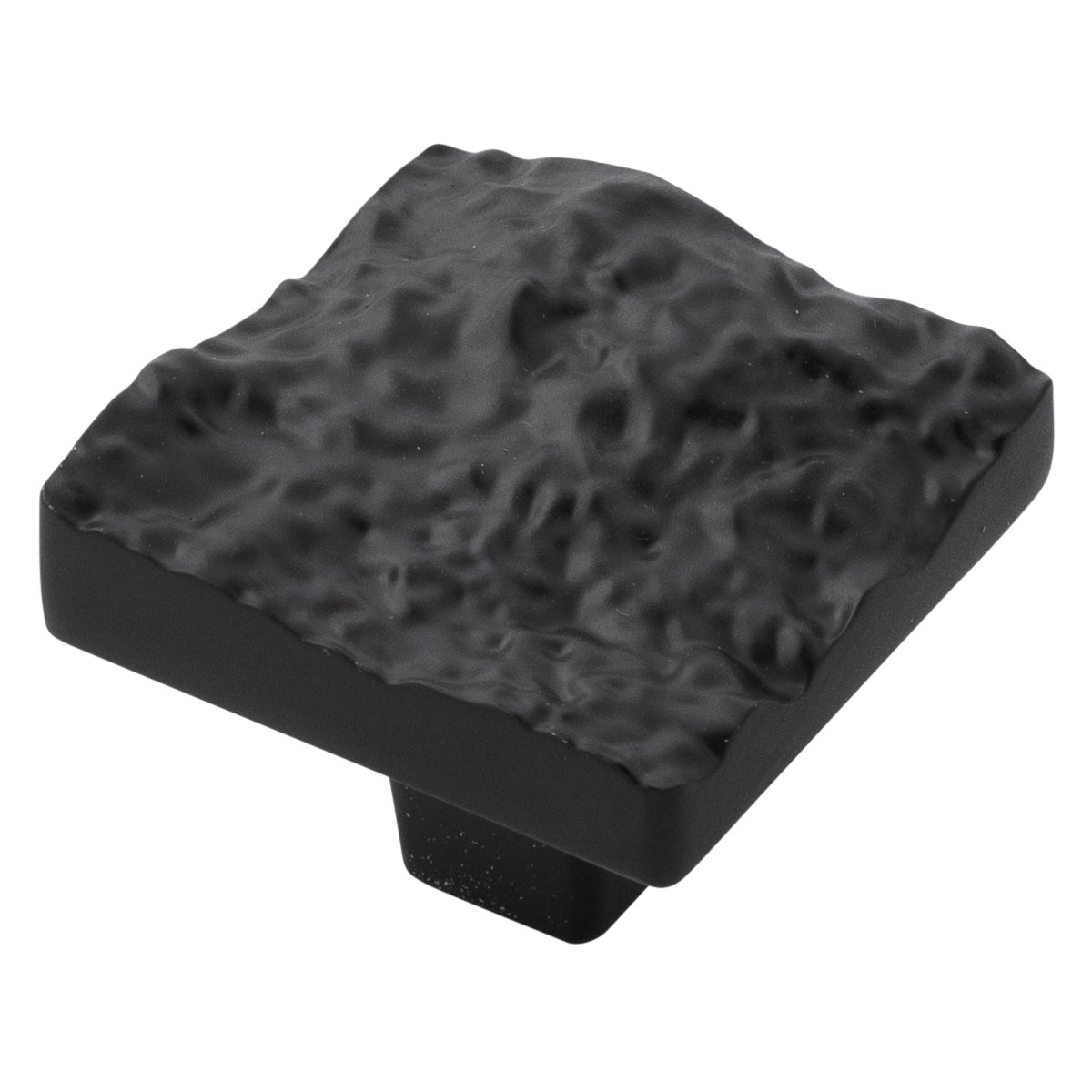 Belwith Keeler B077512-BM 1-3/8" Square Sandrine Knob - Black Mist