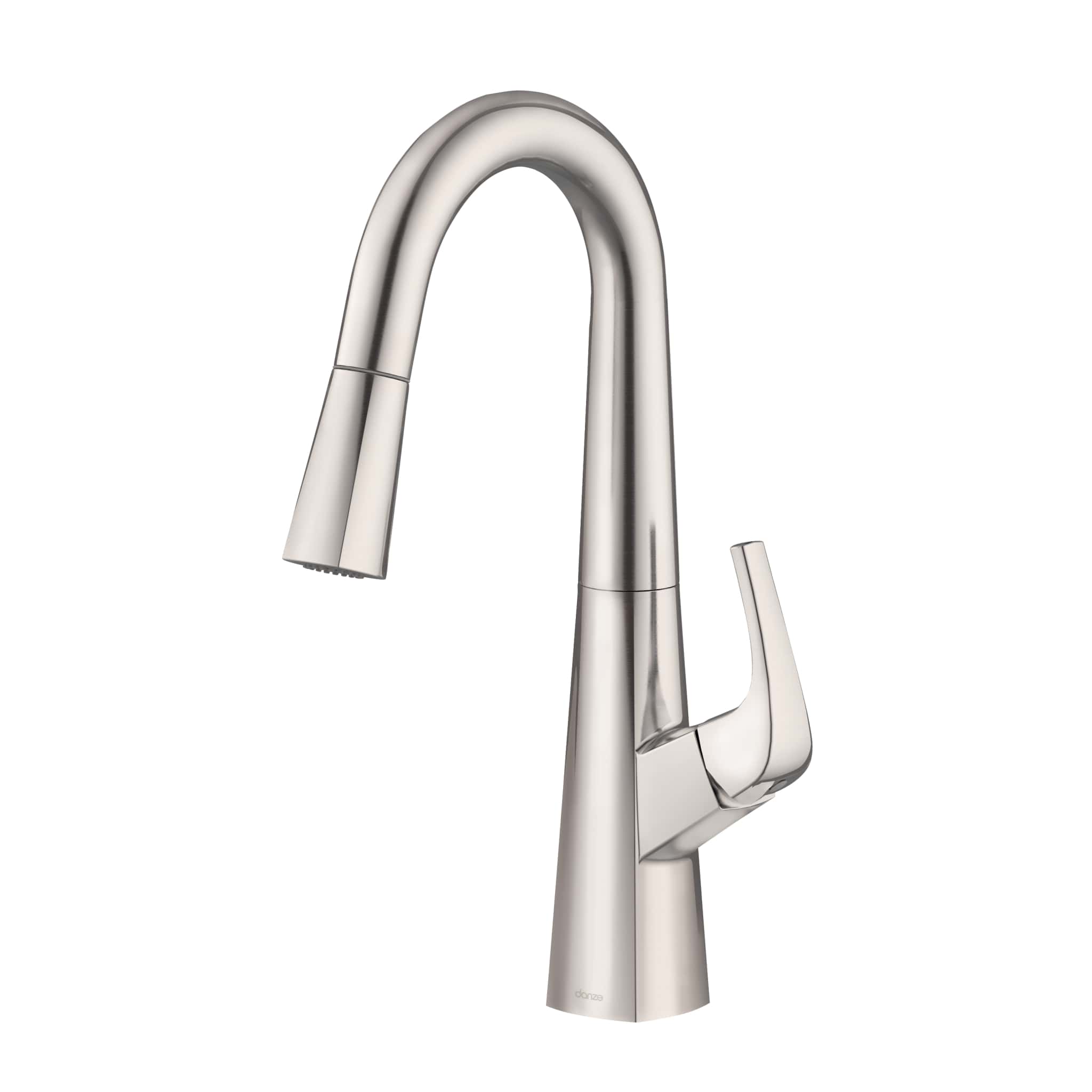 Danze D150518SS Vaughn 1H Pull-Down Prep Faucet - Stainless Steel - Click Image to Close