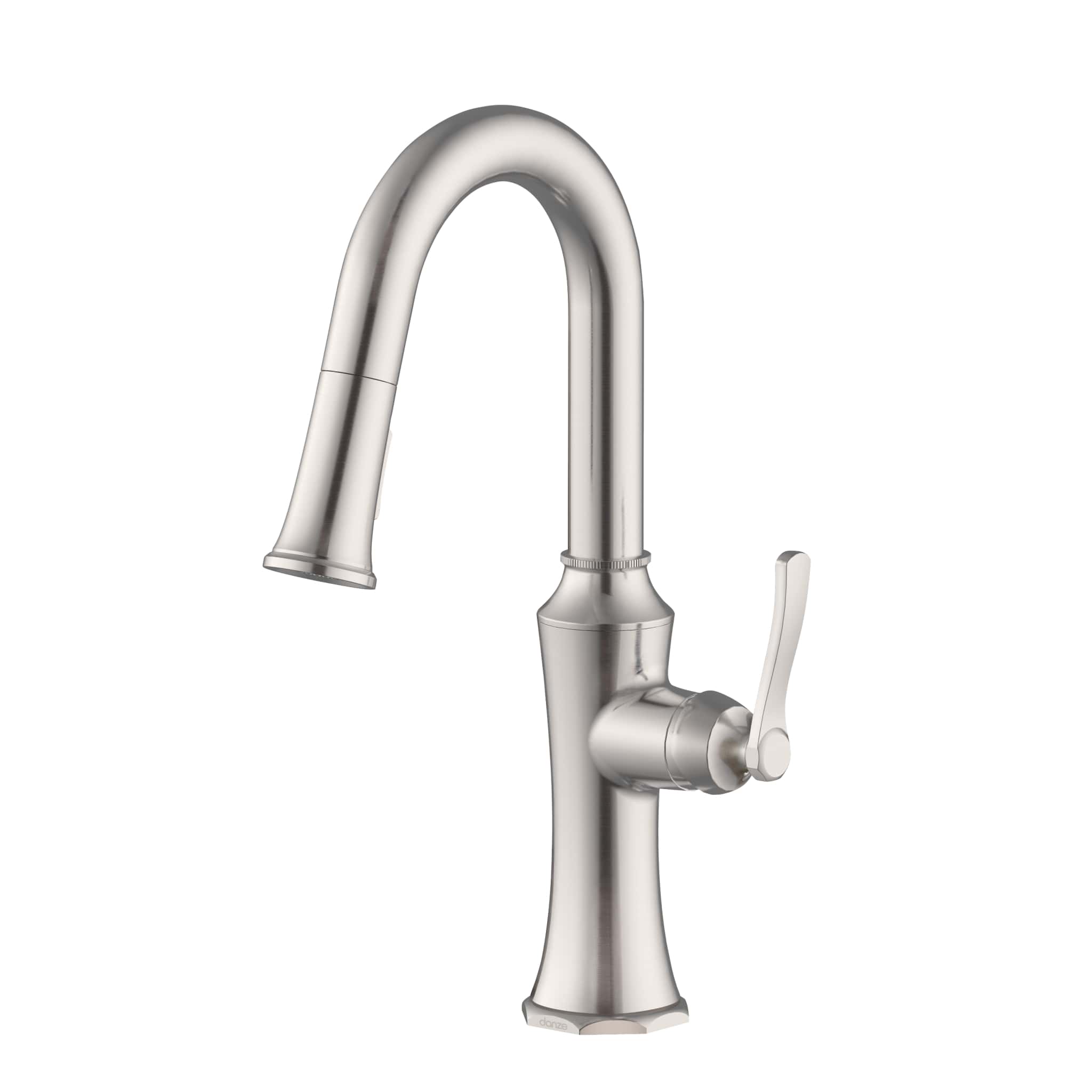 Danze D150528SS Draper 1H Pull-Down Prep Faucet - Stainless Steel - Click Image to Close
