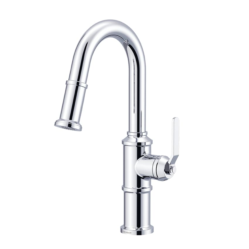 Danze D150537 Kinzie 1H Pull-Down Prep Faucet - Chrome