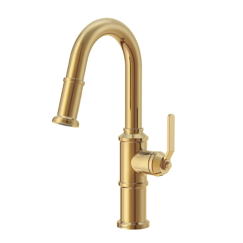 Danze D150537BB Kinzie 1H Pull-Down Prep Faucet - Brushed Bronze - Click Image to Close
