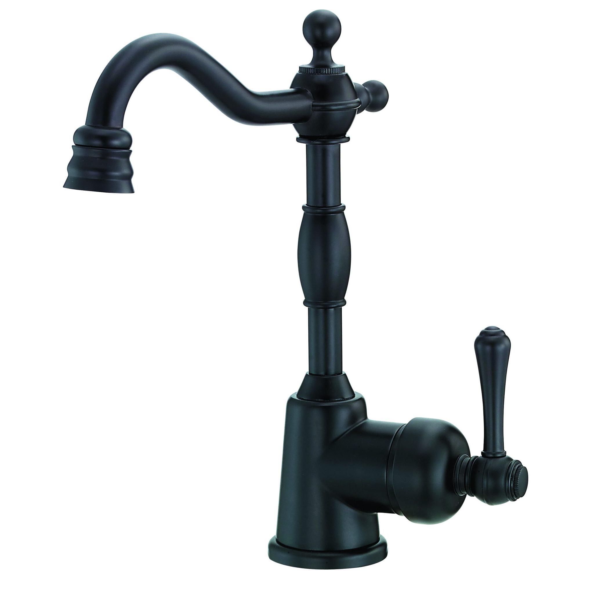 Danze D150557BS Opulence 1H Bar Faucet w/ Side Mount Handle - Satin Black