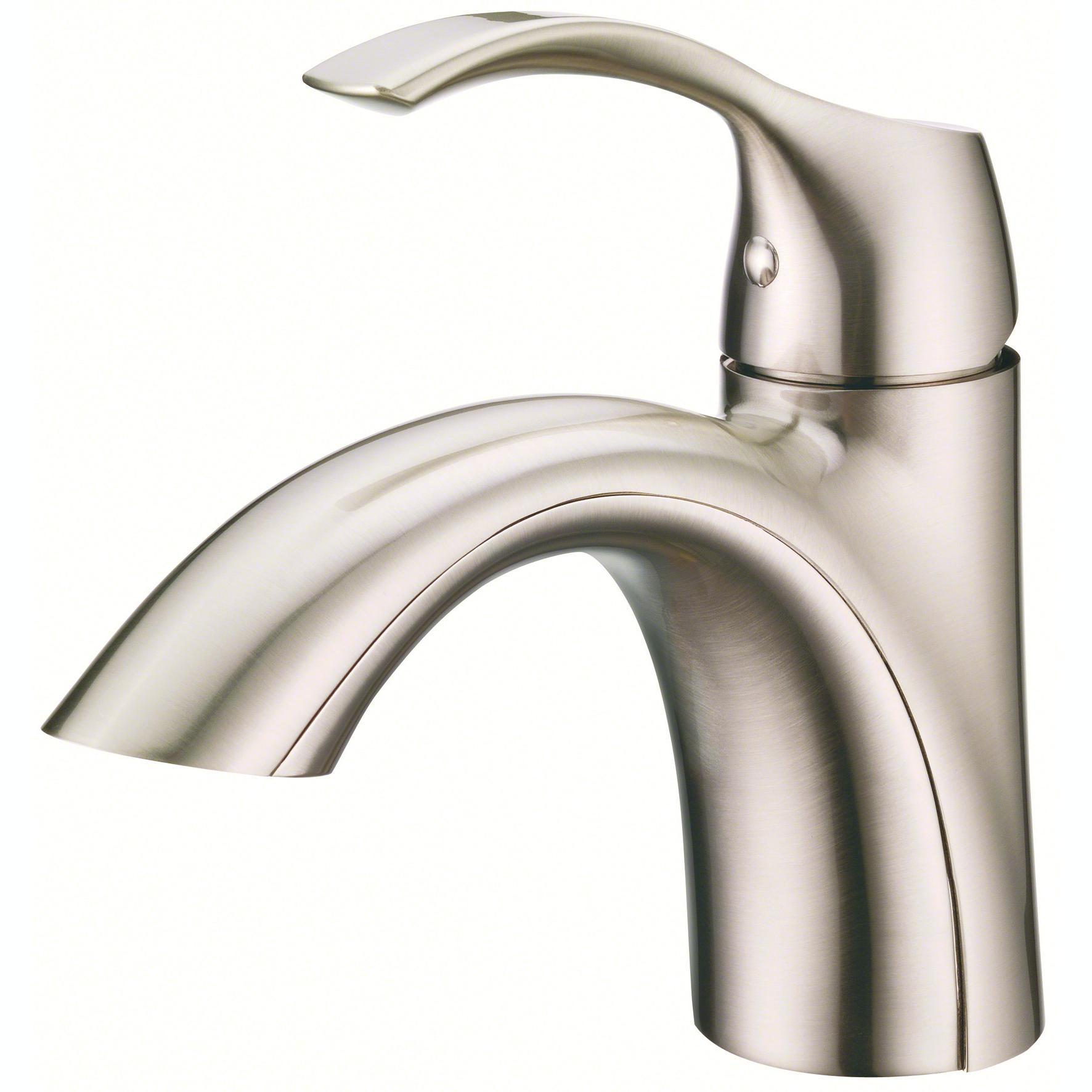 Danze D222522BN Antioch 1H Lavatory Faucet Single Hole Mount w/ 50/50 Touch Down Drain - Brushed Nickel
