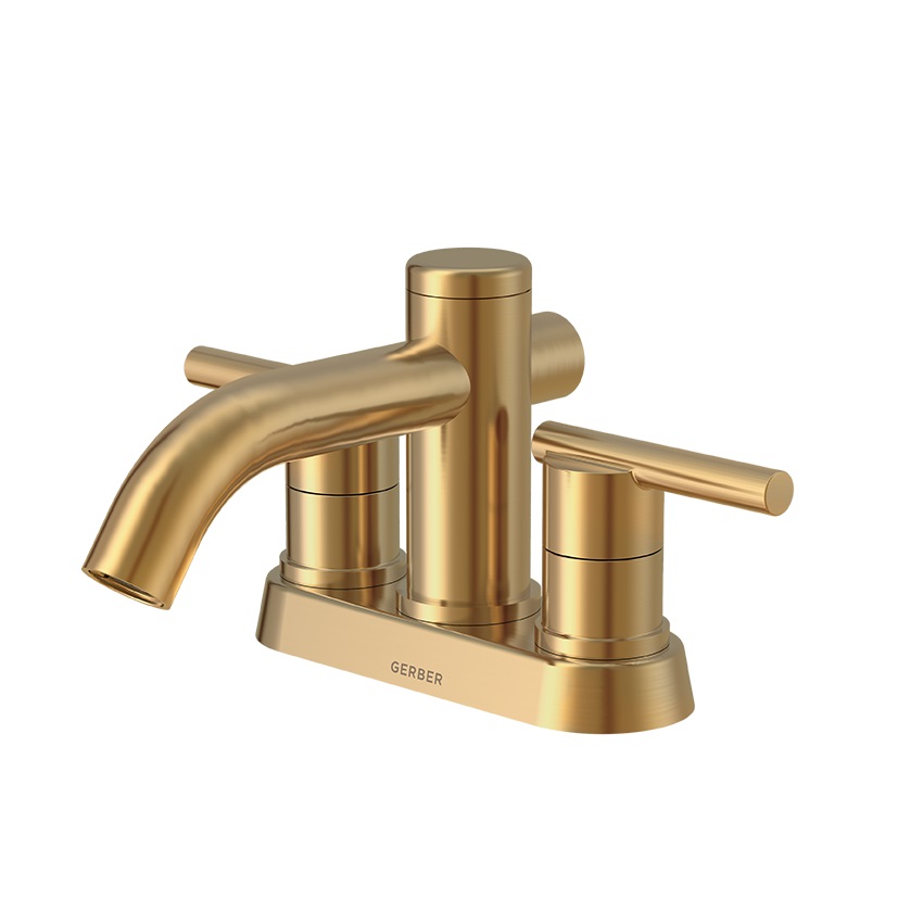 Danze D301158BB Parma 2H Centerset Lavatory Faucet w/ Metal Touch Down Drain - Brushed Bronze