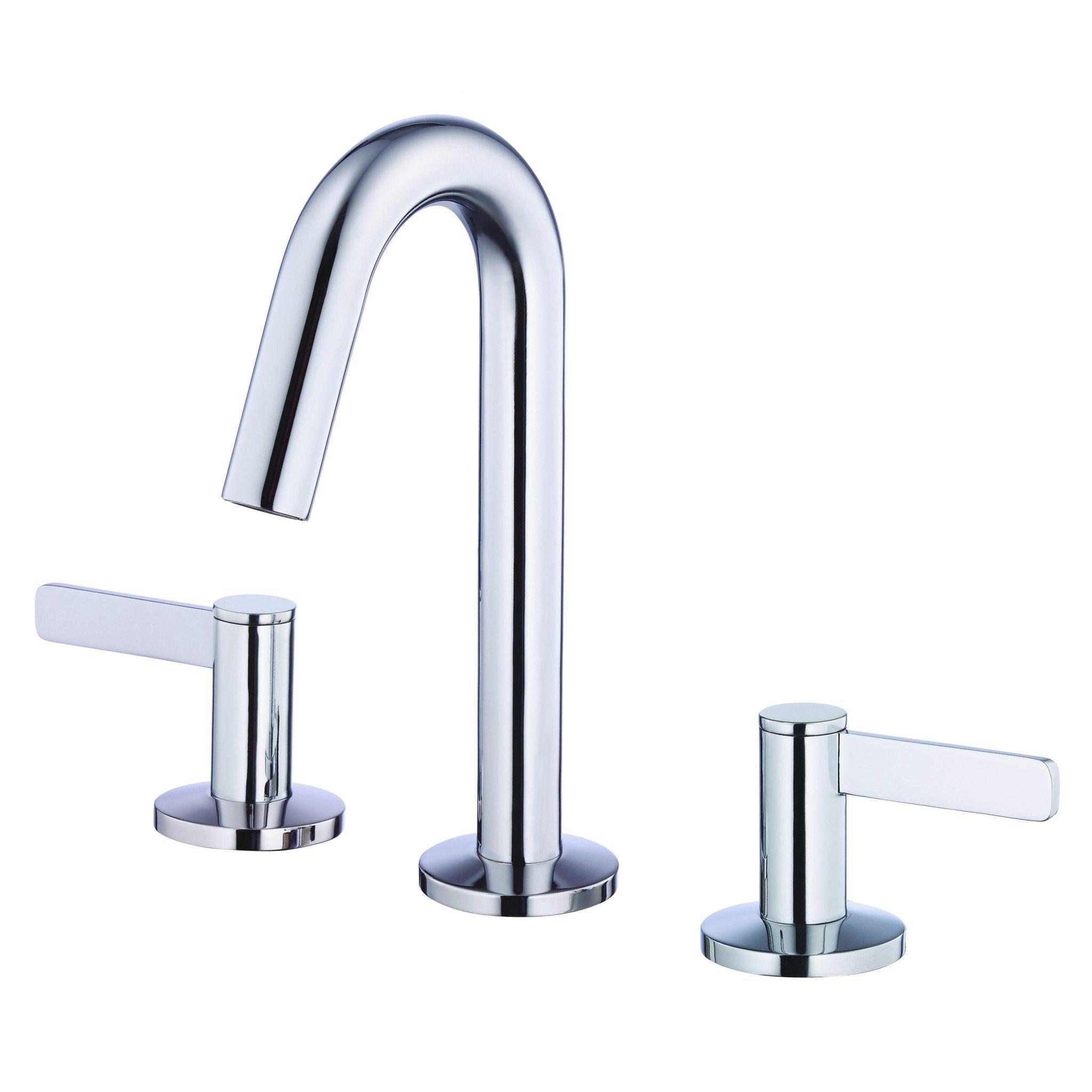 Danze D303130 Amalfi Trim Line 2H Widespread Lavatory Faucet w/ Metal Touch Down Drain - Chrome