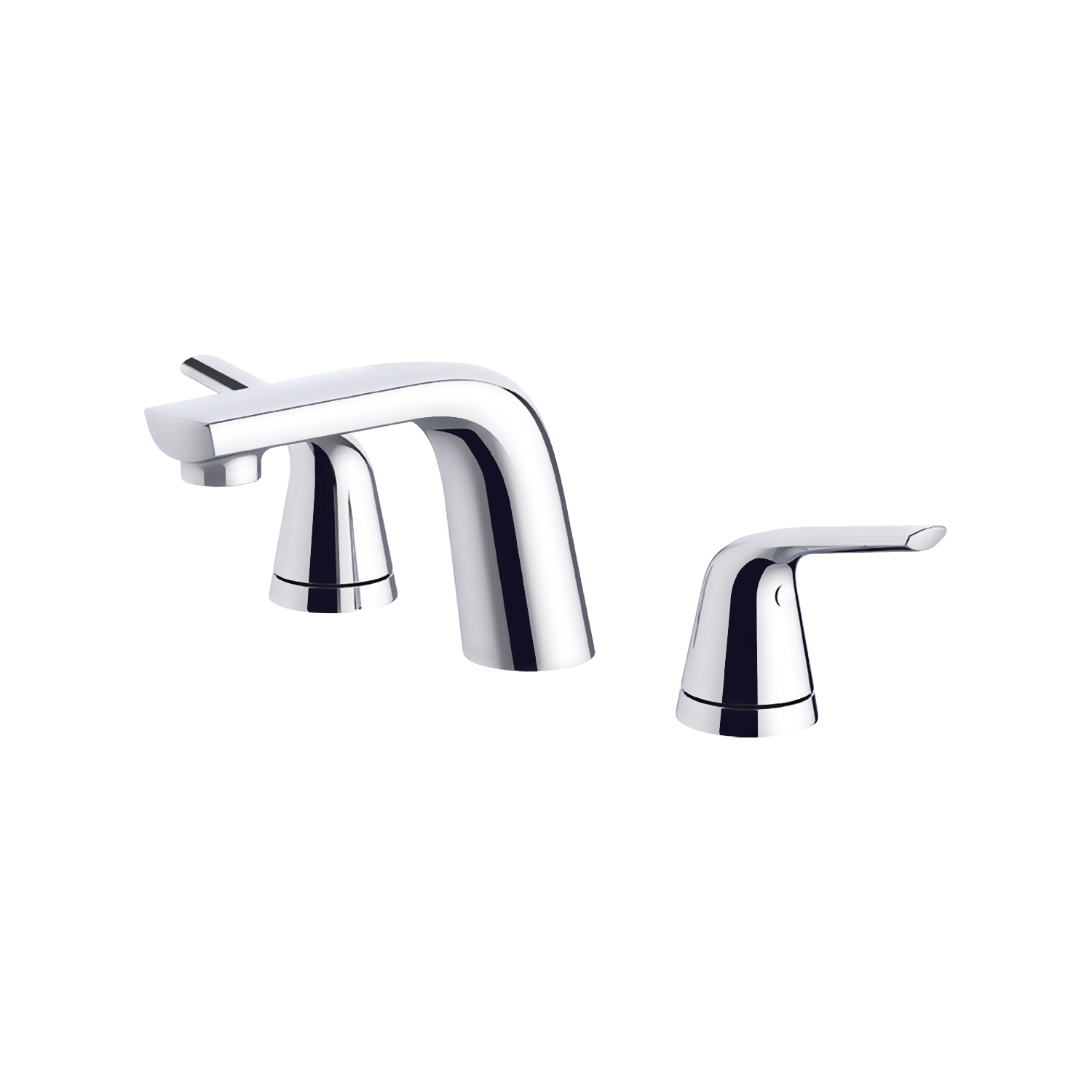 Danze D304134 Lemora 2H Widespread Lavatory Faucet w/ Metal Touch-Down Drain - Chrome