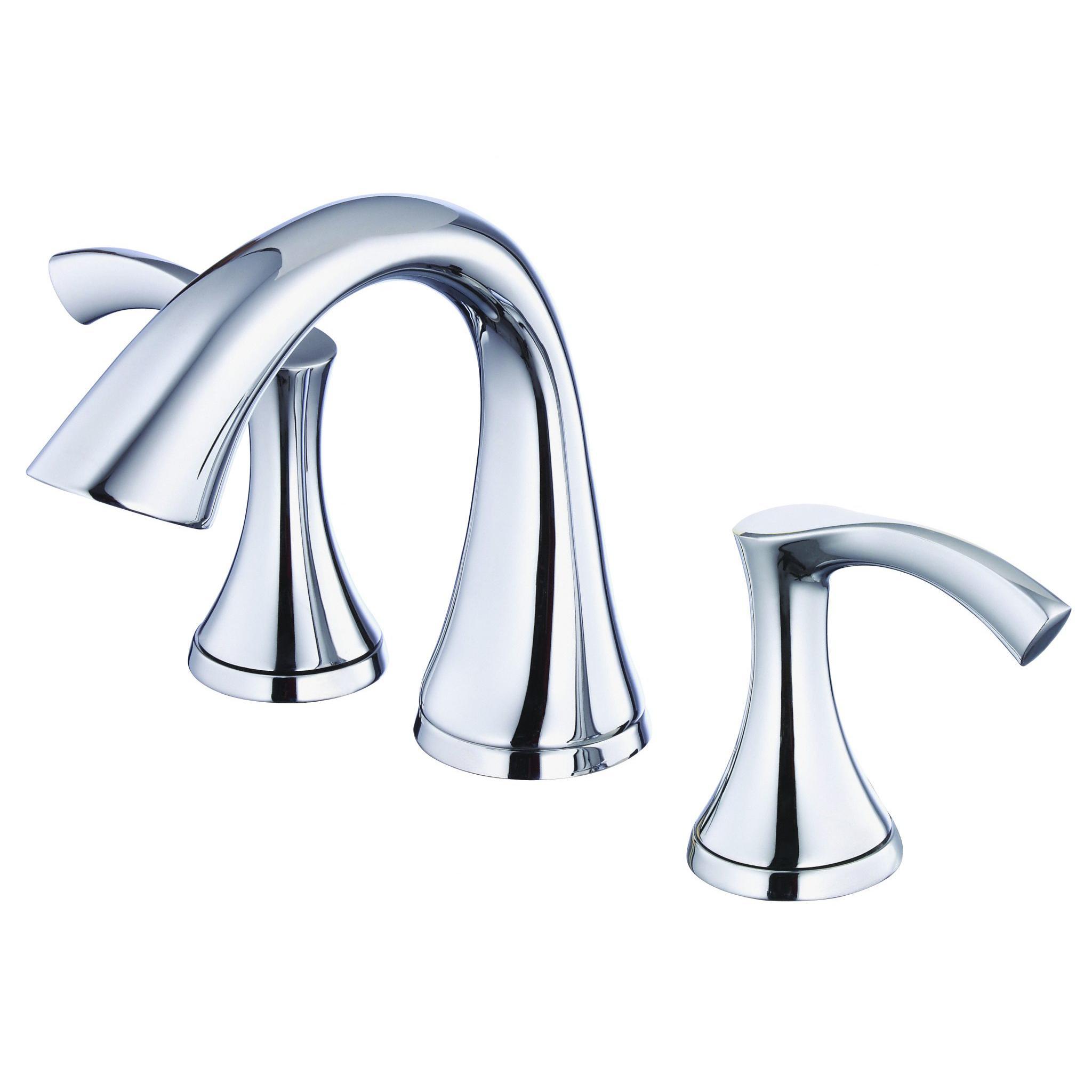 Danze D304222 Antioch 2H Widespread Lavatory Faucet w/ Metal Touch Down Drain - Chrome