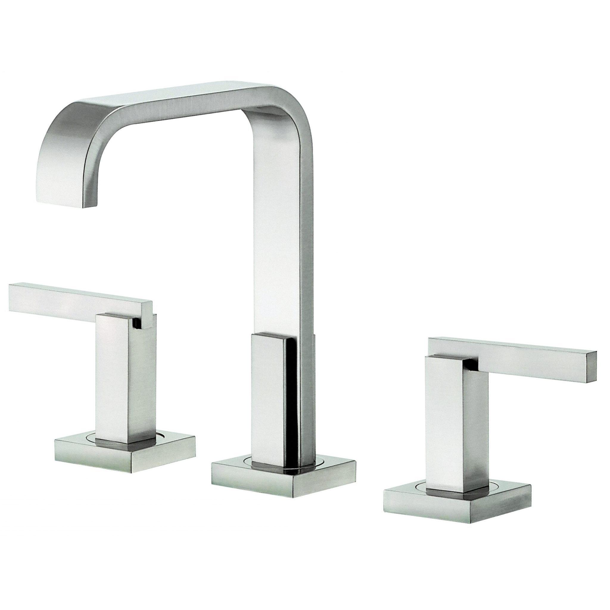 Danze D304644BN Sirius Trim Line 2H Widespread Lavatory Faucet w/ Metal Touch Down Drain - Brushed Nickel