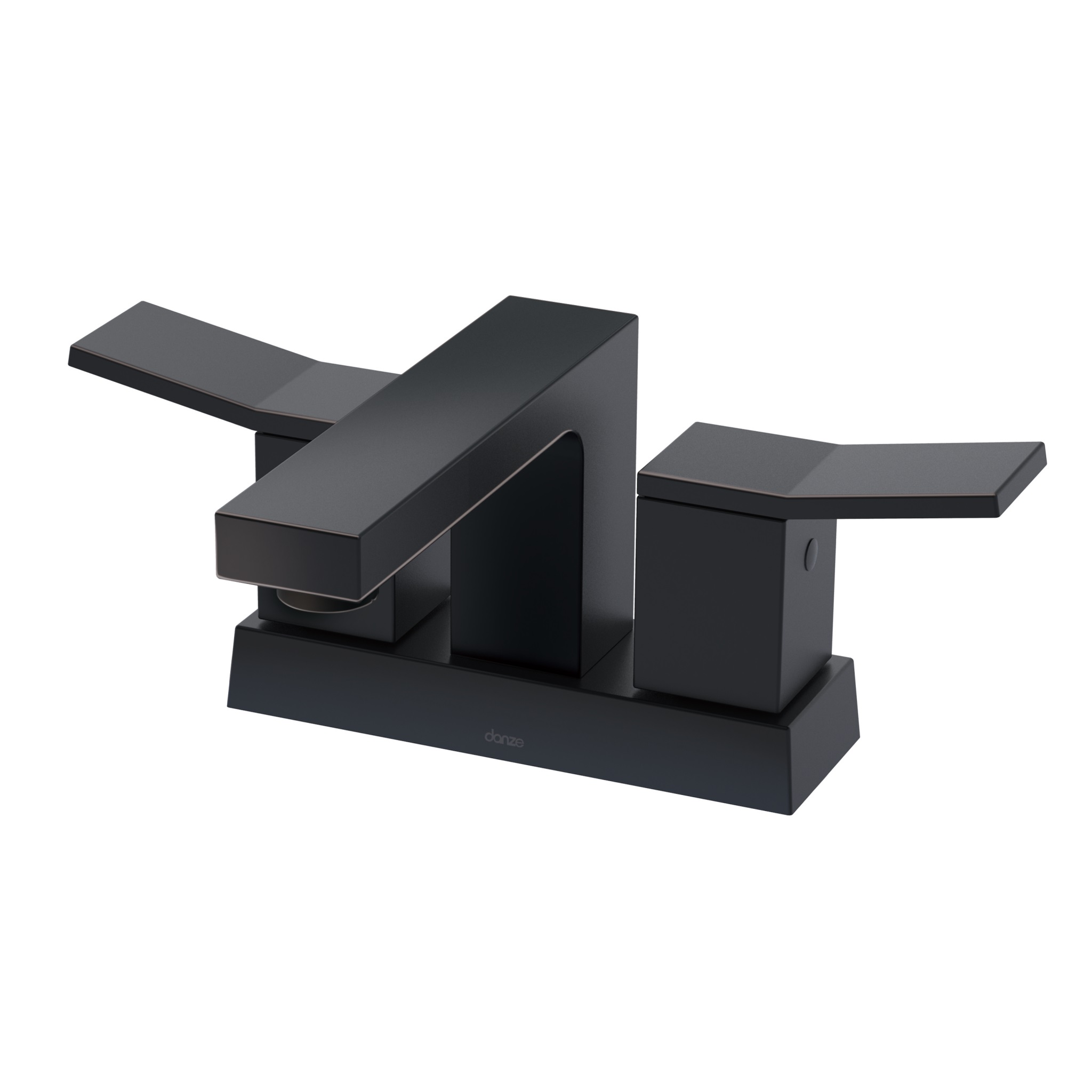 Danze D307019BS Avian 2H Centerset Lavatory Faucet w/ Metal Touch Down Drain - Satin Black