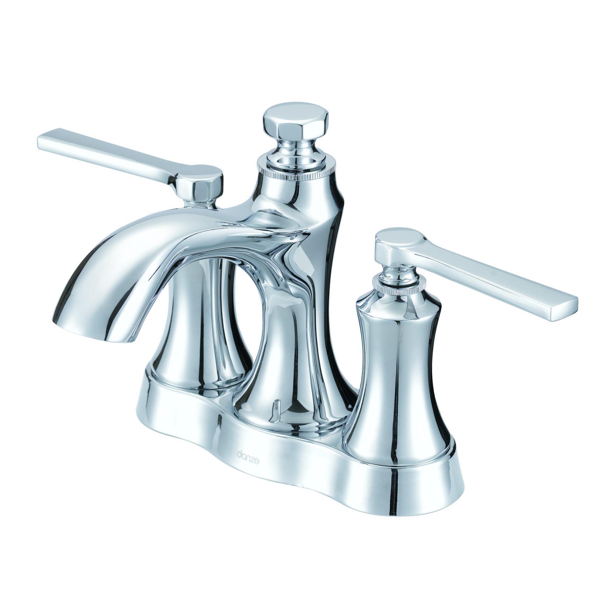 Danze D307028 Draper 2H Centerset Lavatory Faucet w/ Metal Pop-Up Drain - Chrome