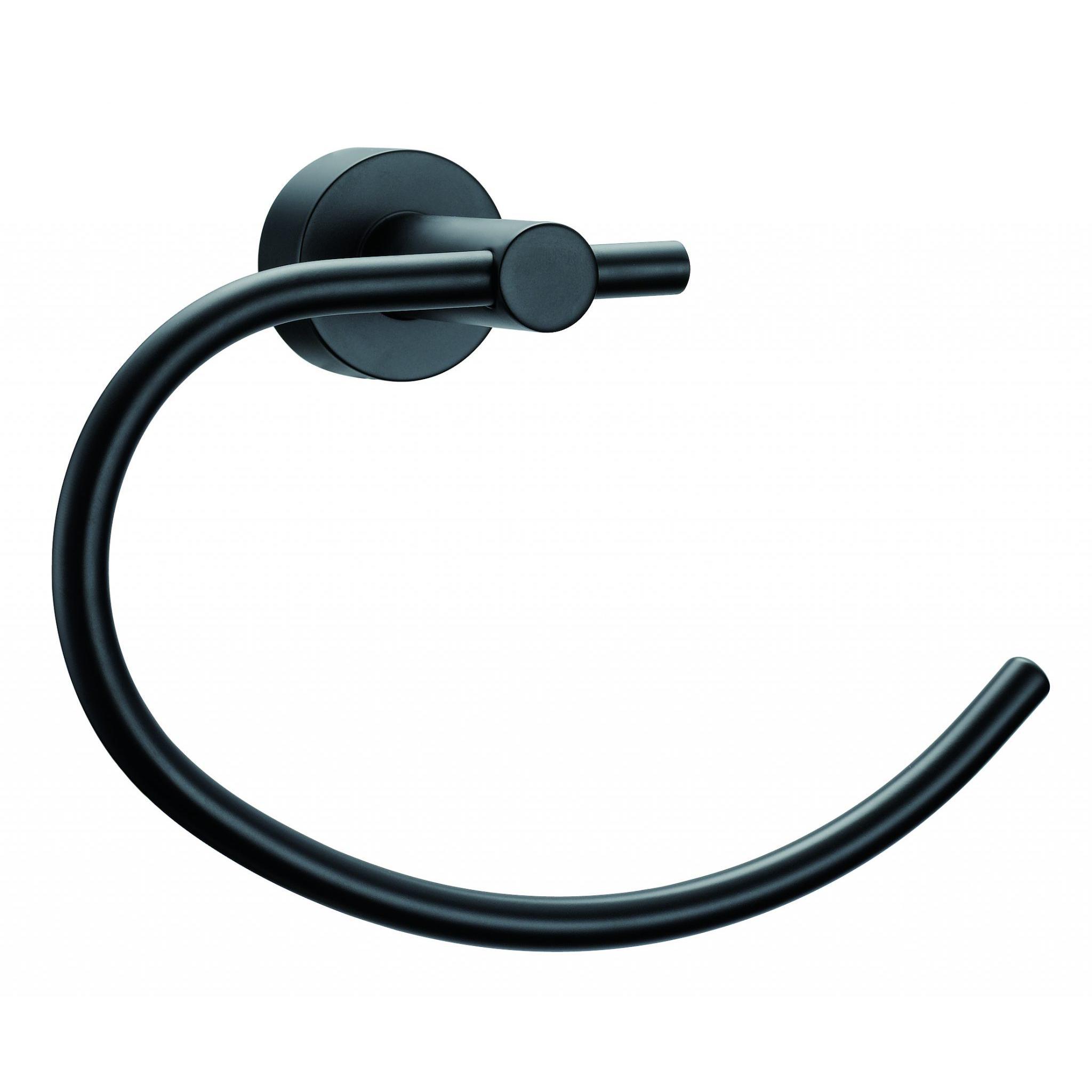 Danze D446121BS Parma Towel Ring - Satin Black