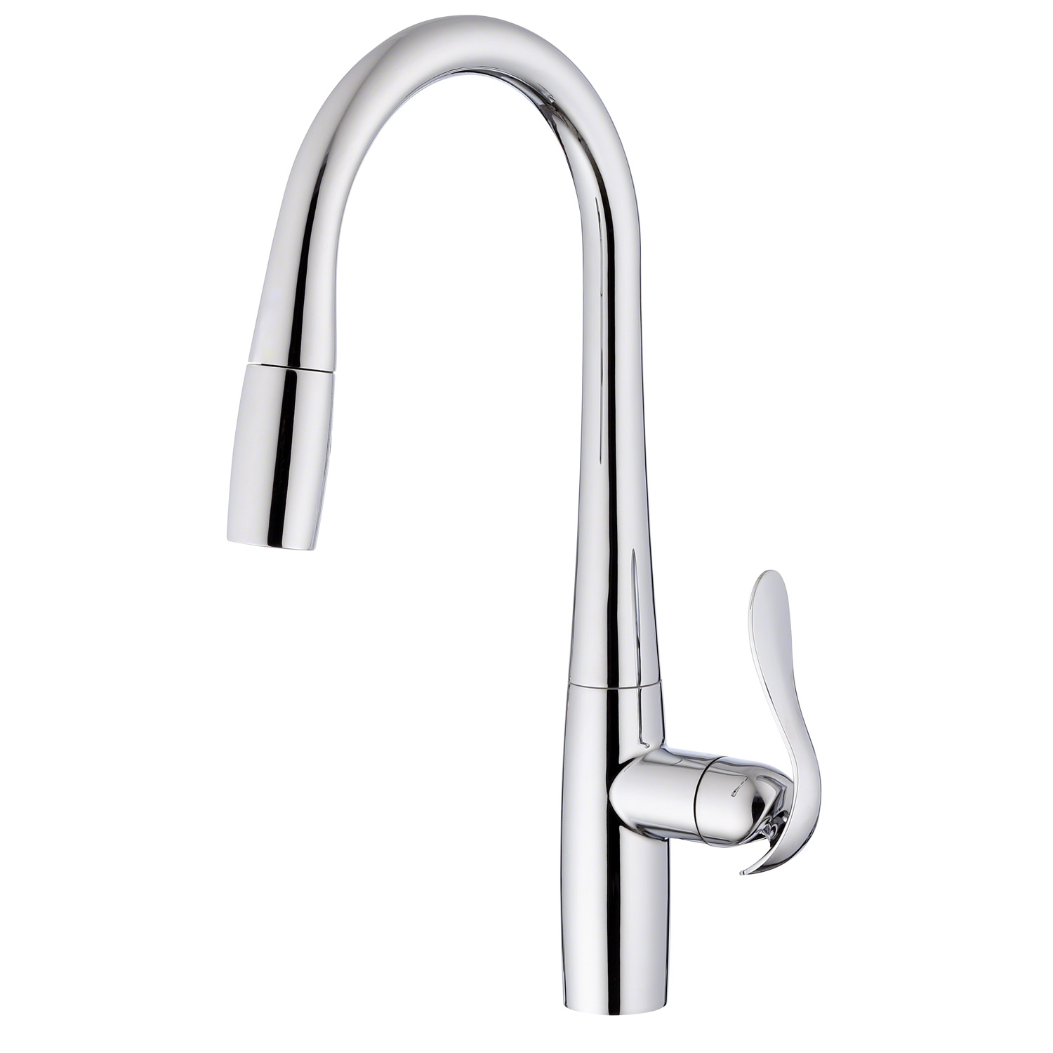 Danze D454012 Selene 1H Pull-Down Kitchen Faucet w/ Snapback - Chrome