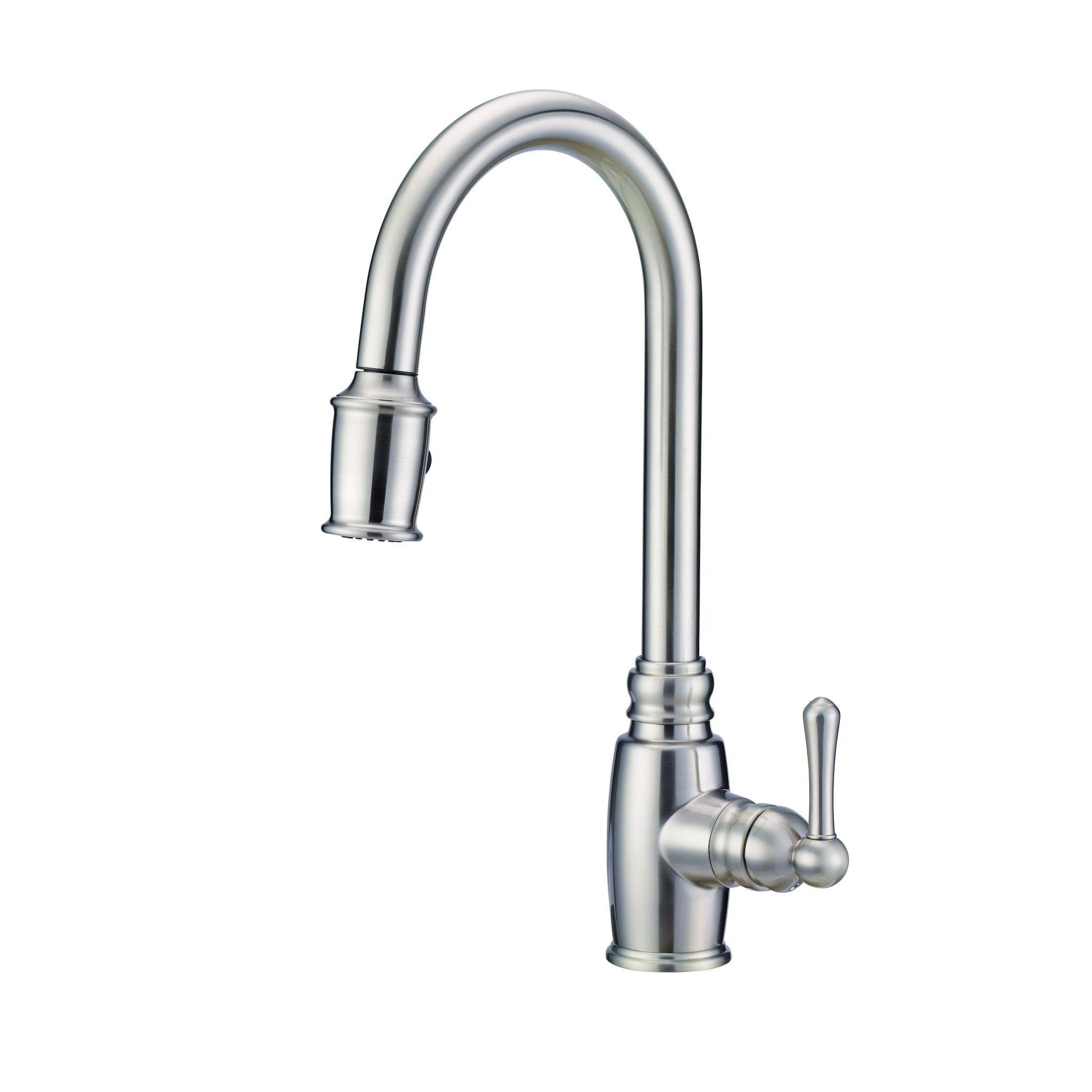 Danze D454057SS Opulence 1H Pull-Down Kitchen Faucet w/ Snapback - Stainless Steel