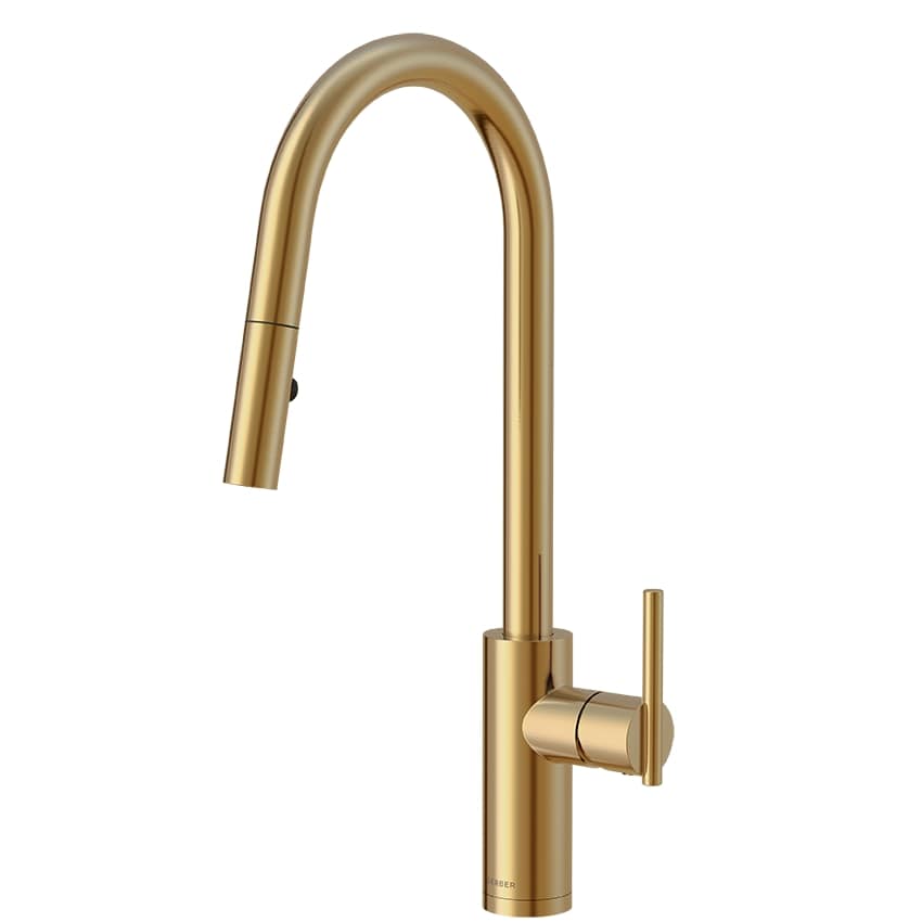 Danze D454058BB Parma Cafe Pull-Down Kitchen Faucet w/ SnapBack Retraction - Brushed Bronze