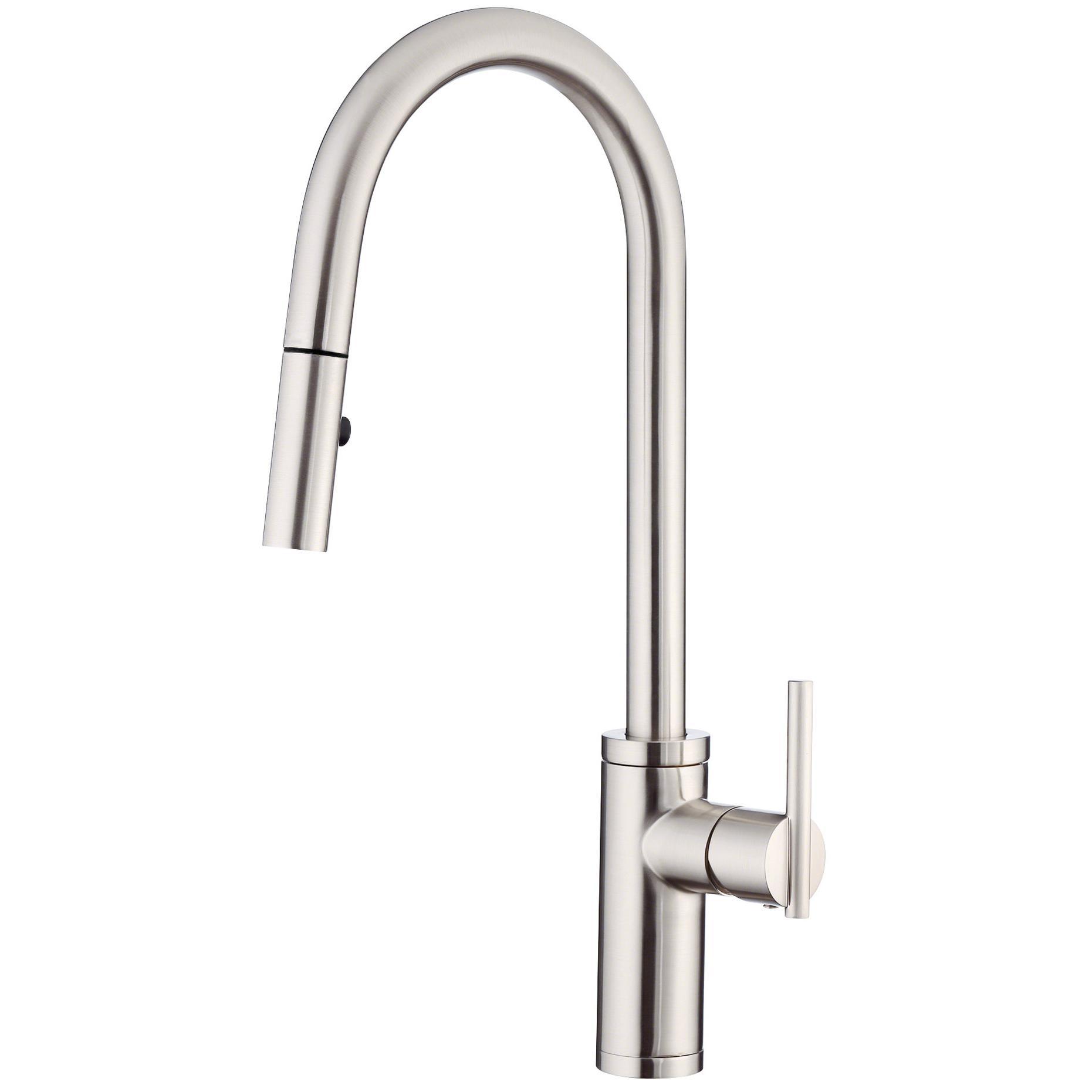 Danze D454058SS Parma Cafe Pull-Down Kitchen Faucet w/ SnapBack Retraction - Stainless Steel