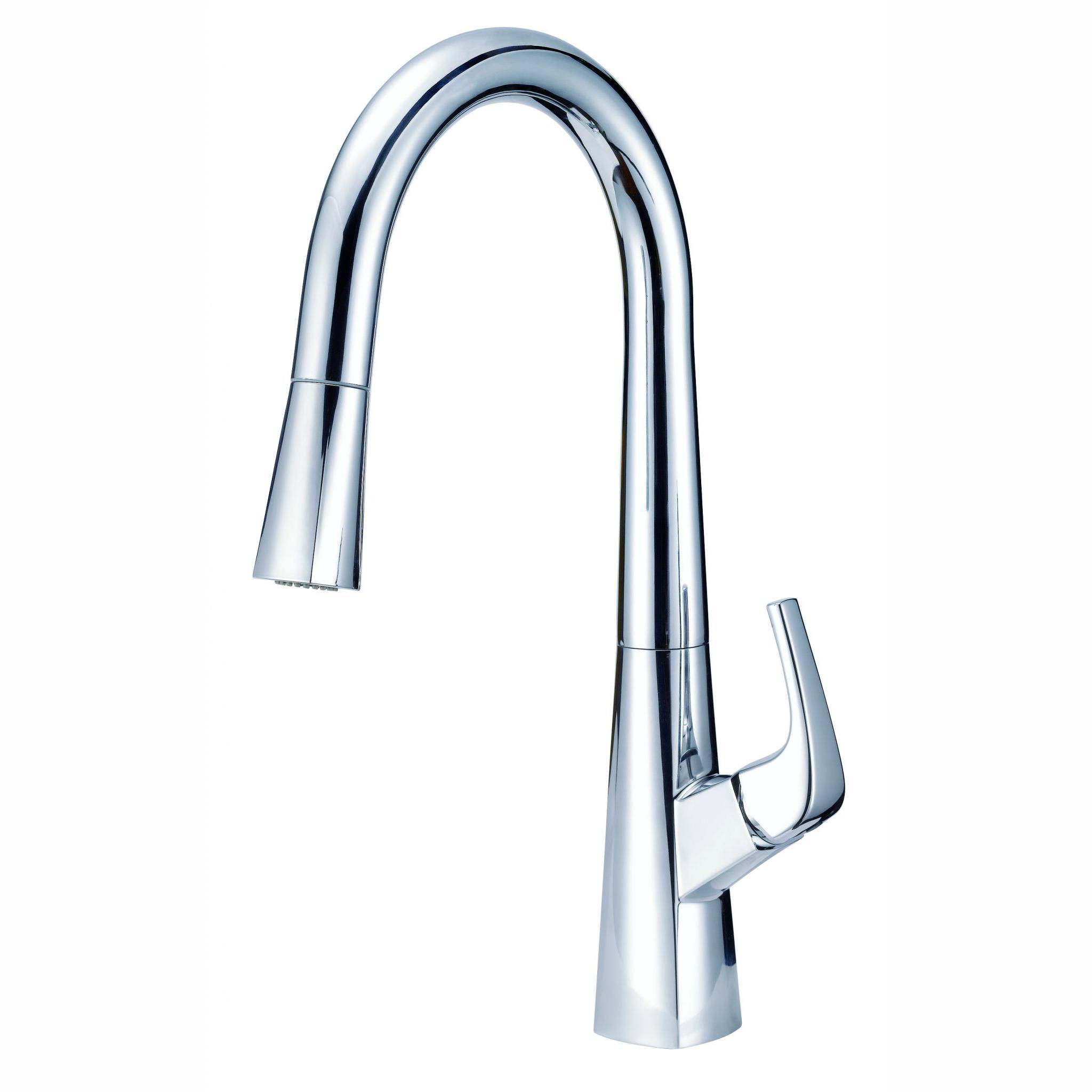 Danze D454419 Vaughn 1H Pull-Down Kitchen Faucet w/ Snapback - Chrome