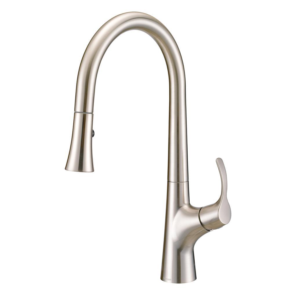 Danze D454422SS Antioch 1H Pull-Down Kitchen Faucet w/ Snapback - Stainless Steel