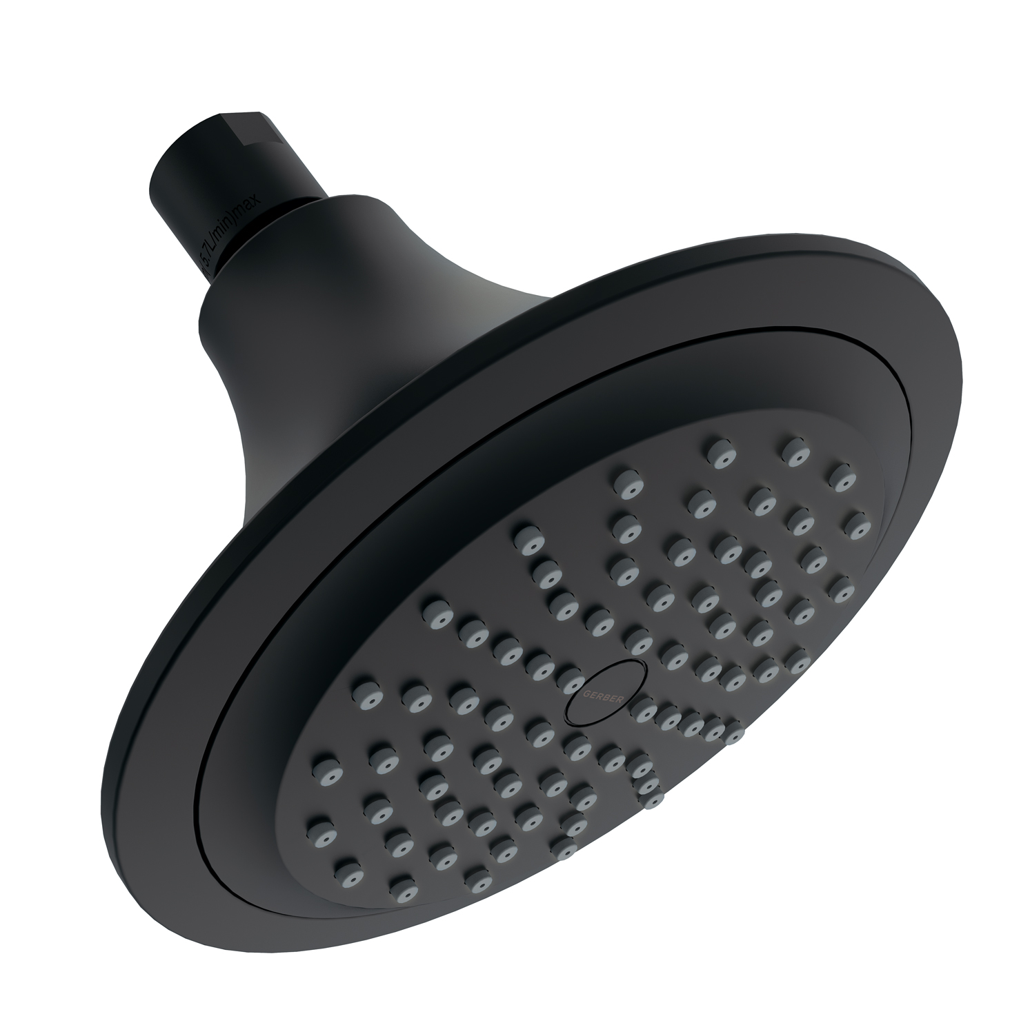 Danze D460234BS Lemora 6" Single Function Showerhead - Satin Black