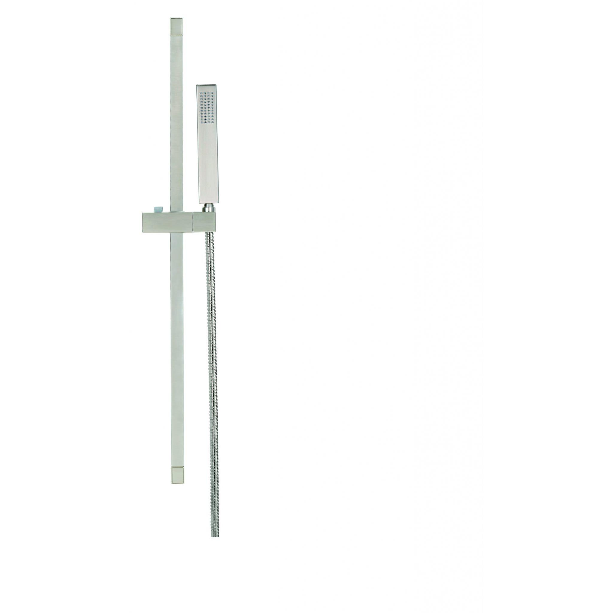 Danze D461726BN Versa Square 30" Slide Bar Assembly w/ Single Function Rectangular Handshower - Brushed Nickel