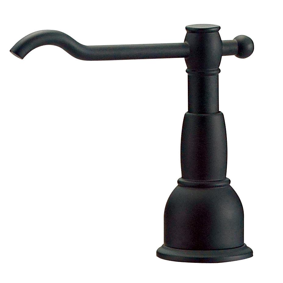 Danze D495957BS Opulence Deck Mount Soap & Lotion Dispenser - Satin Black