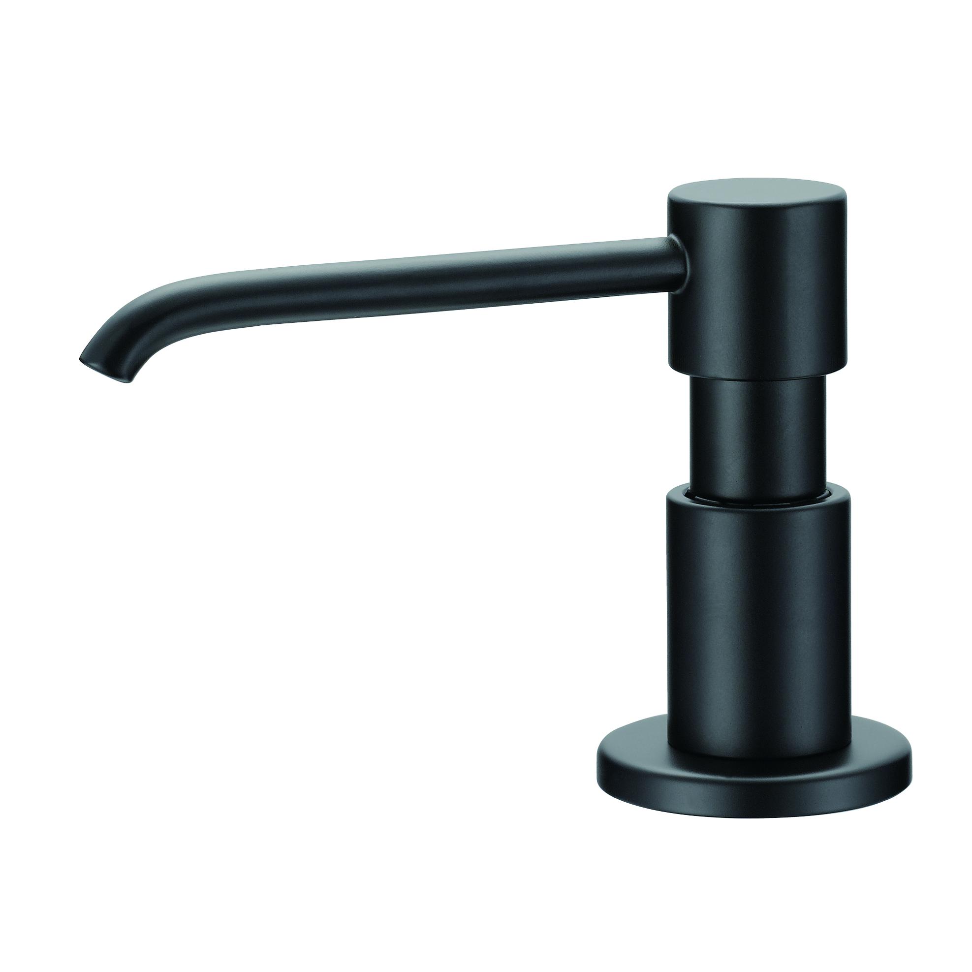 Danze D495958BS Parma Deck Mount Soap & Lotion Dispenser- - Satin Black