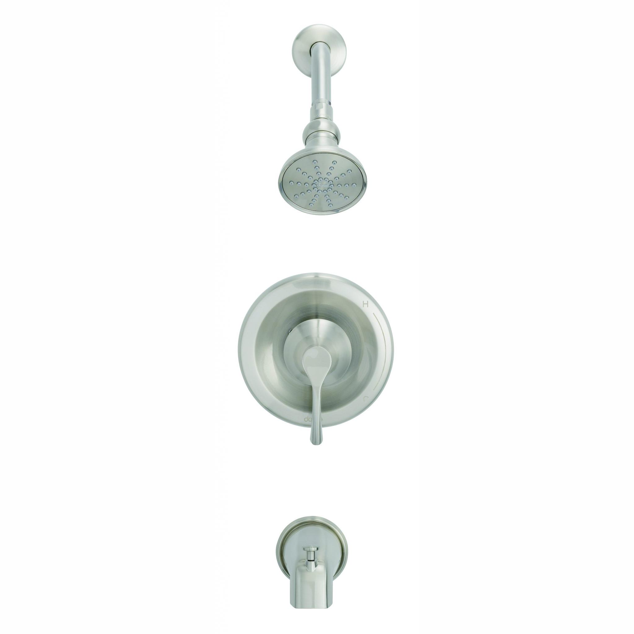 Danze D500122BNTC Antioch 1H Tub & Shower Trim Kit w/ Diverter on Spout & Treysta Cartridge 1.75gpm - Brushed Nickel