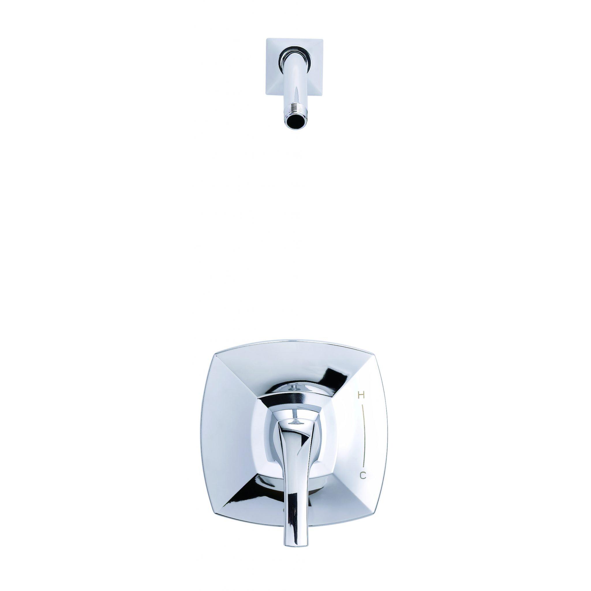 Danze D500518LSTC Vaughn 1H Shower Only Trim Kit & Treysta Cartridge Less Showerhead - Chrome