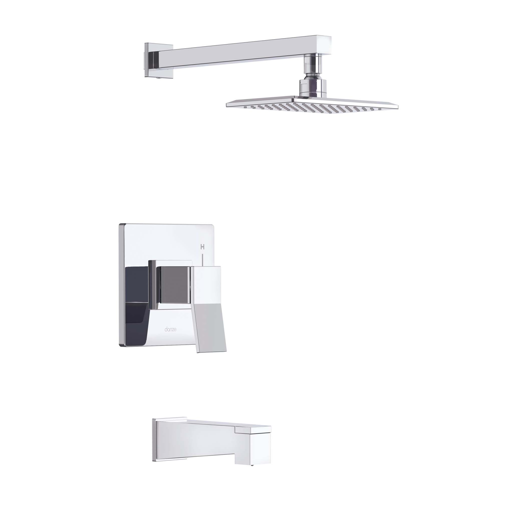 Danze D501019TC Avian 1H Tub & Shower Trim Kit & Treysta Cartridge 1.75gpm - Chrome